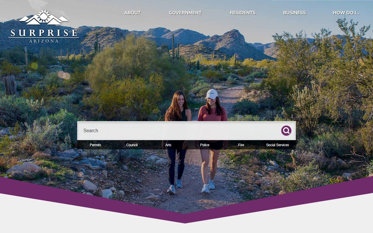 City of Surprise official website for Surprise Arizona bankruptcy records information